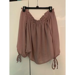 Off the shoulder shirt